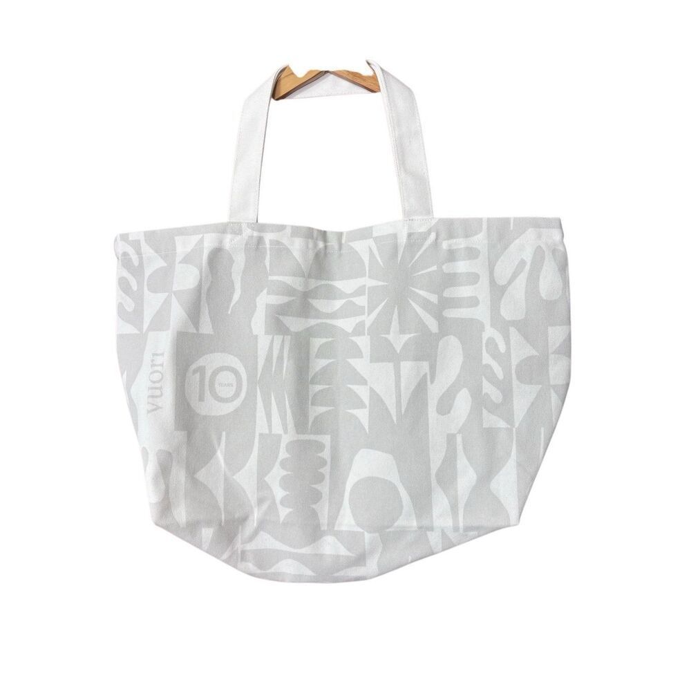 Vuori canvas tote bag Father’s Day 25 light grey tote large - Picture 3 of 13